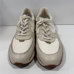 Madewell Kickoff Cream and Tan Sneakers men’s or women’s